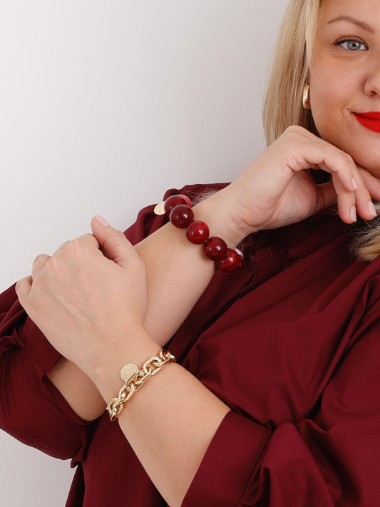 BIG pearly - Weinrot