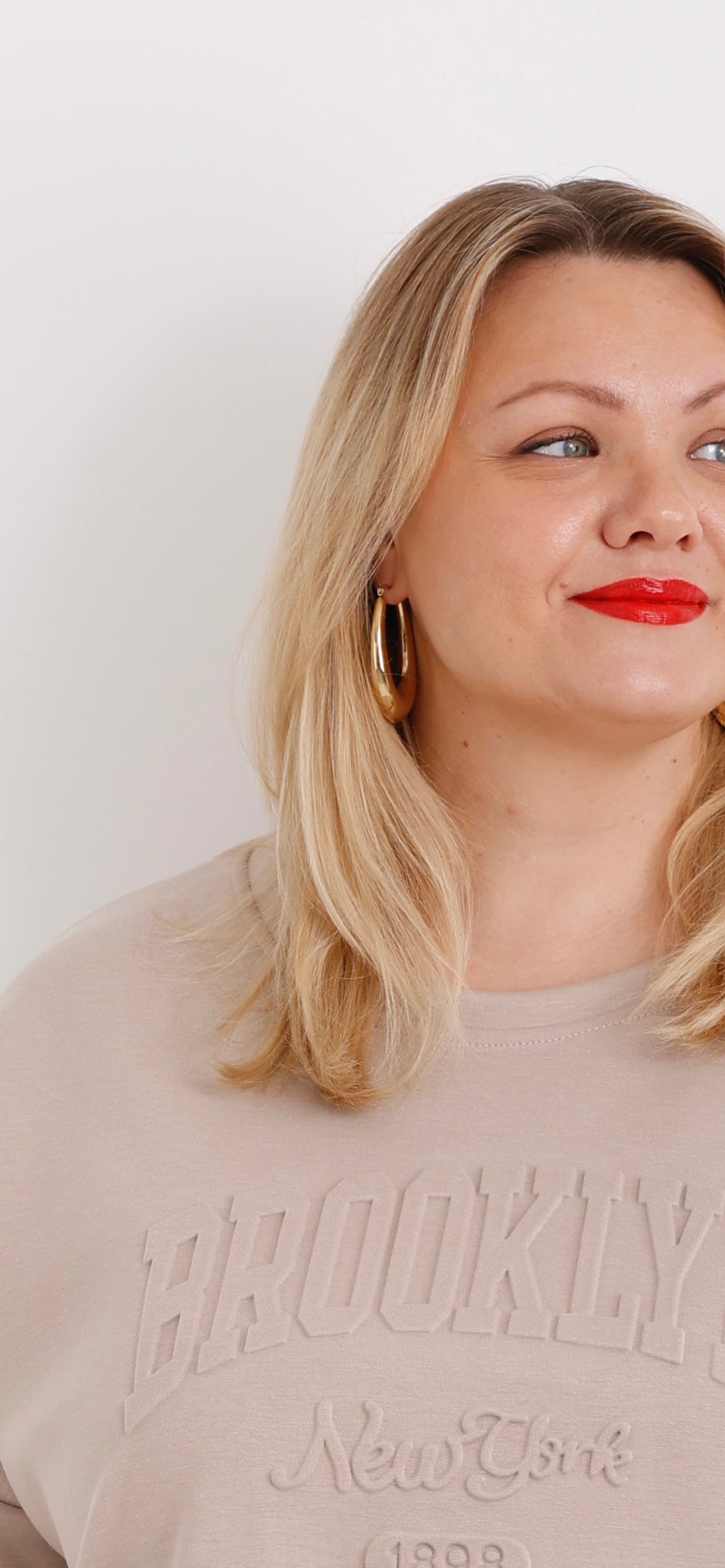 Luna Bold Hoops – Ovale Edelstahlcreolen