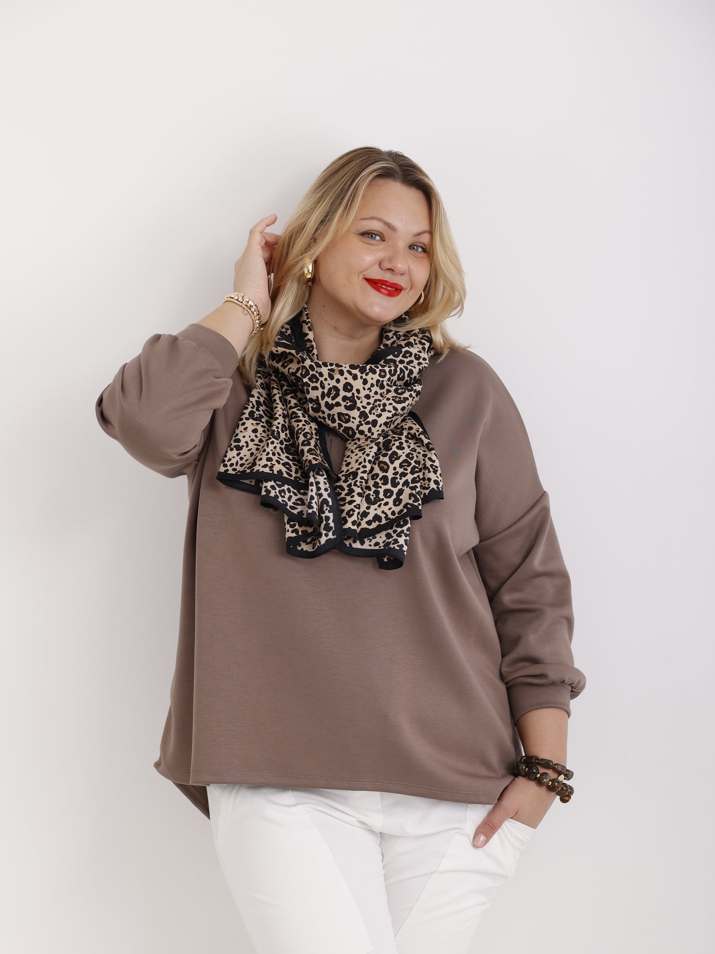 Leopard Scarf – Weicher Viskoseschal