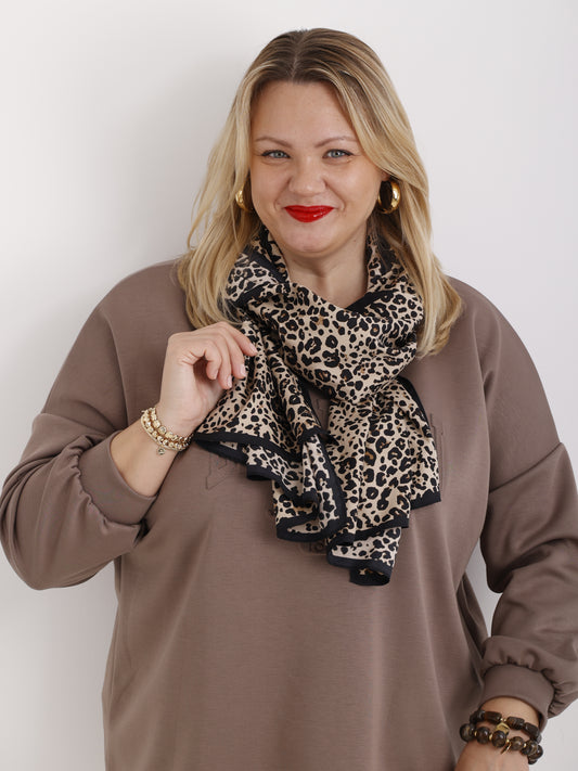 Leopard Scarf – Weicher Viskoseschal