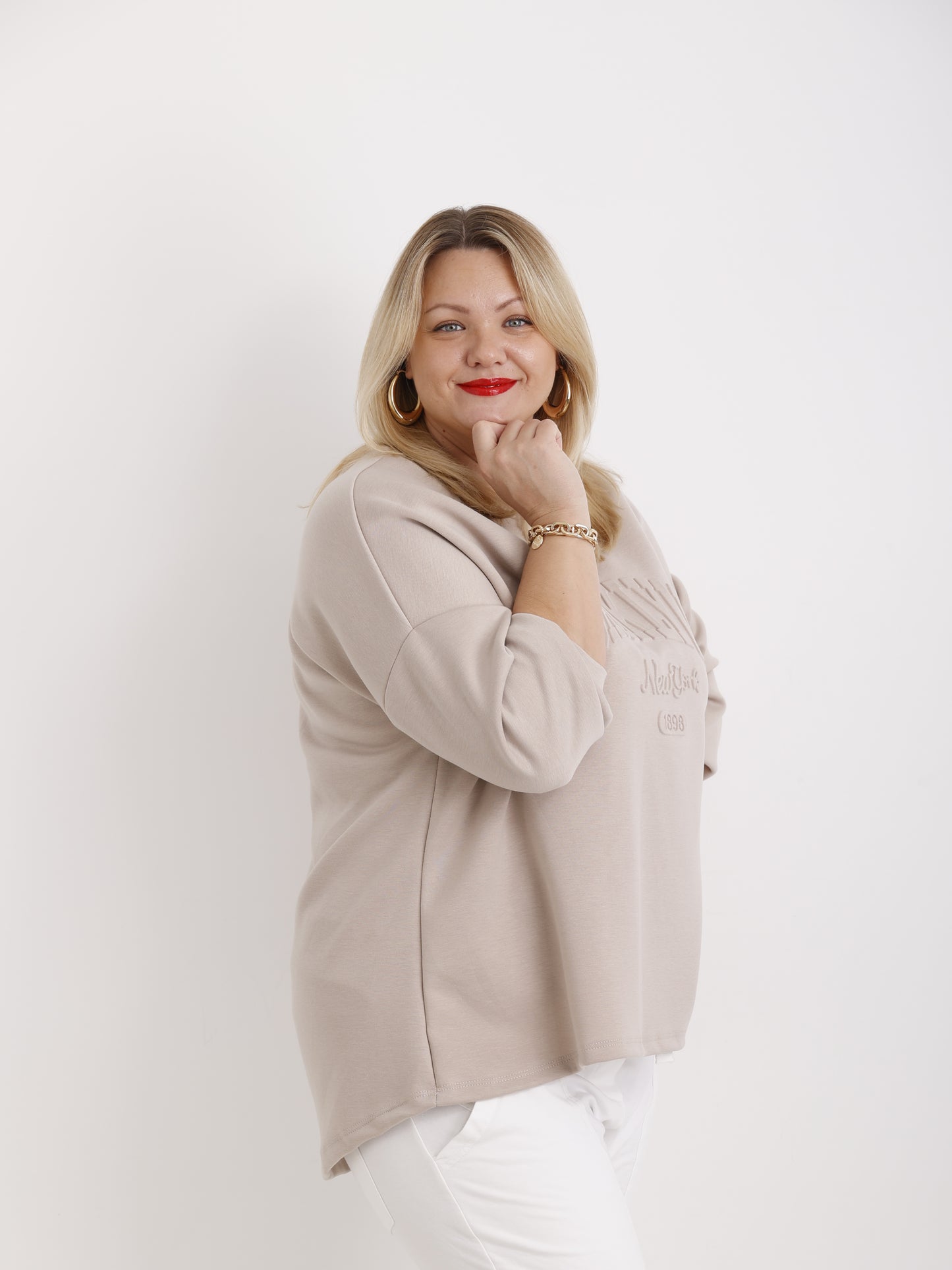 Luna Bold Hoops – Ovale Edelstahlcreolen