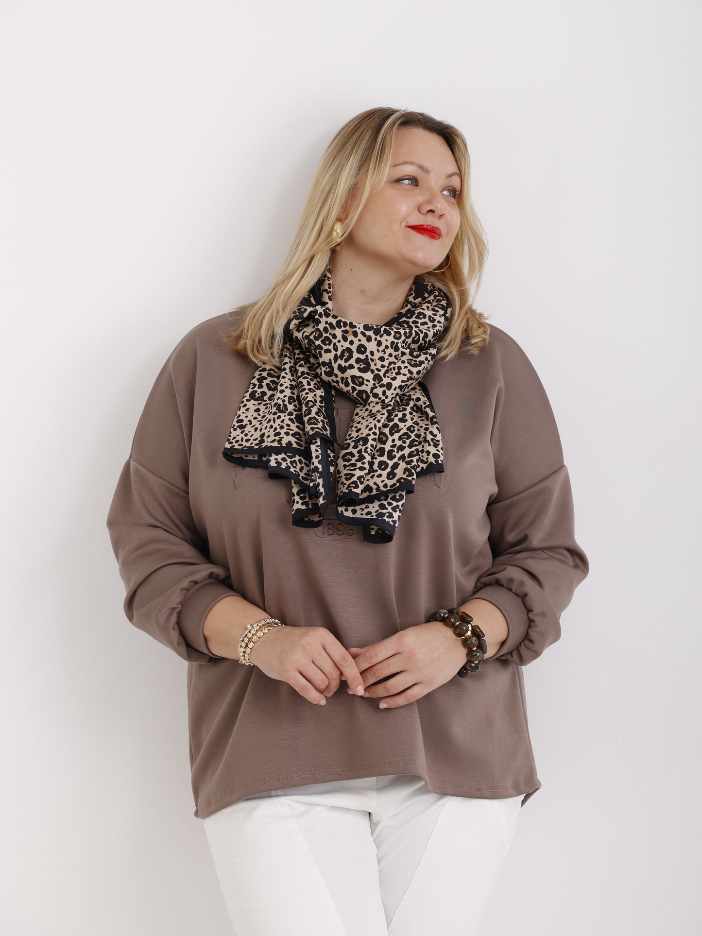 Leopard Scarf – Weicher Viskoseschal