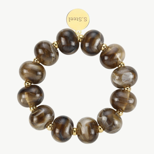 big marble - braun & grau