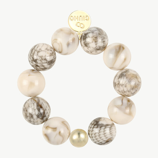 Big Mesh Marble – Acrylarmband mit Struktur-Optik