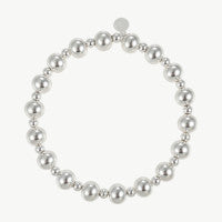 ELINA - Elastisches Perlenarmband aus Edelstahl