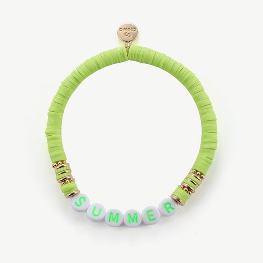 yellow-green SUMMER - elastisches Armband
