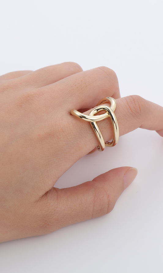 closely interwined - Edelstahlring