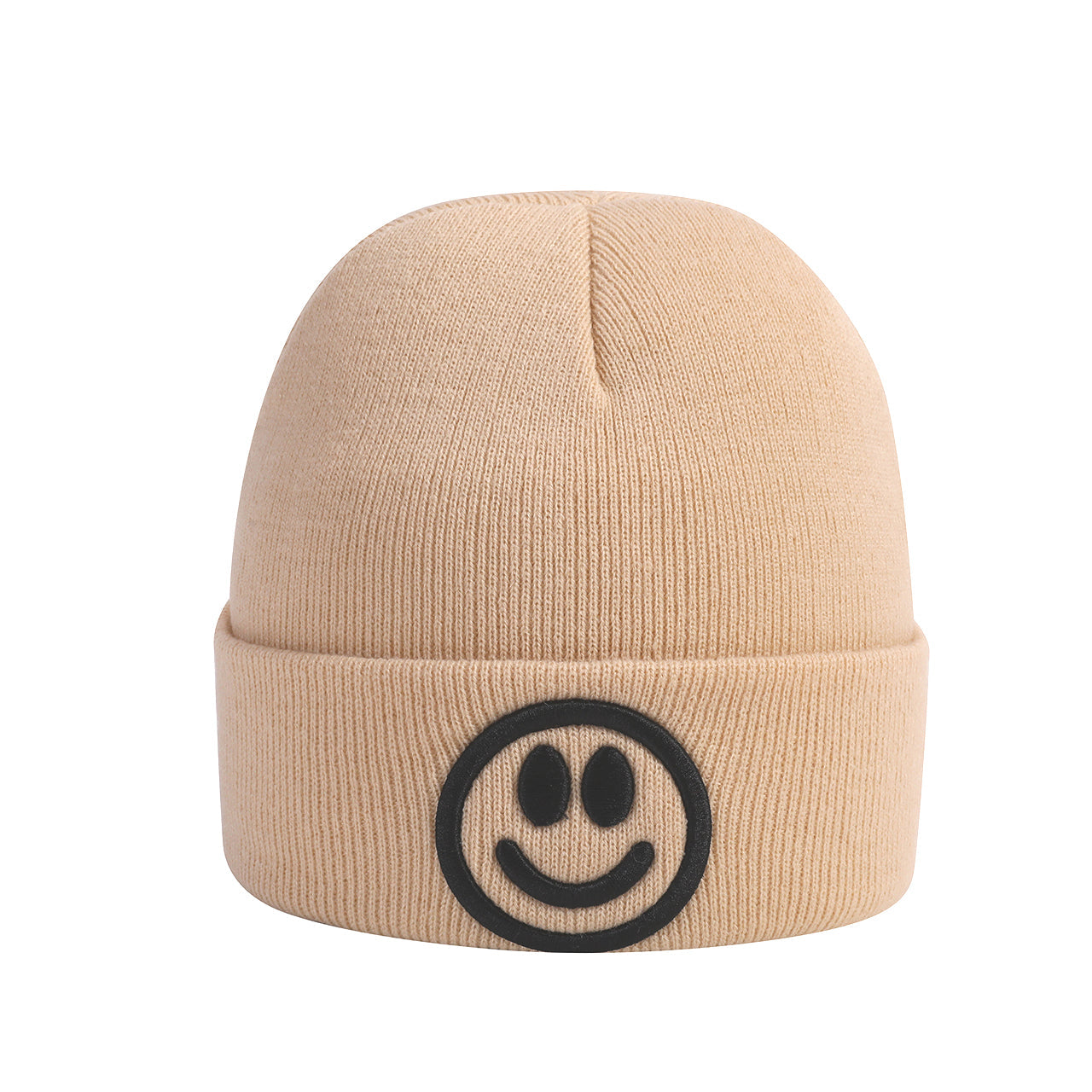 HAPPY - Strickmütze mit Smiley