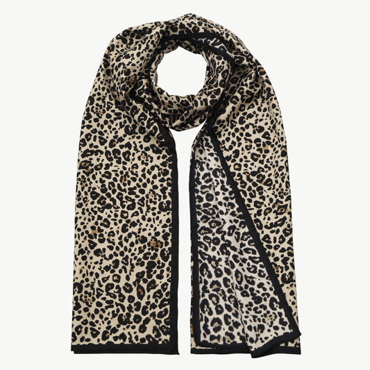 Leopard Scarf – Weicher Viskoseschal