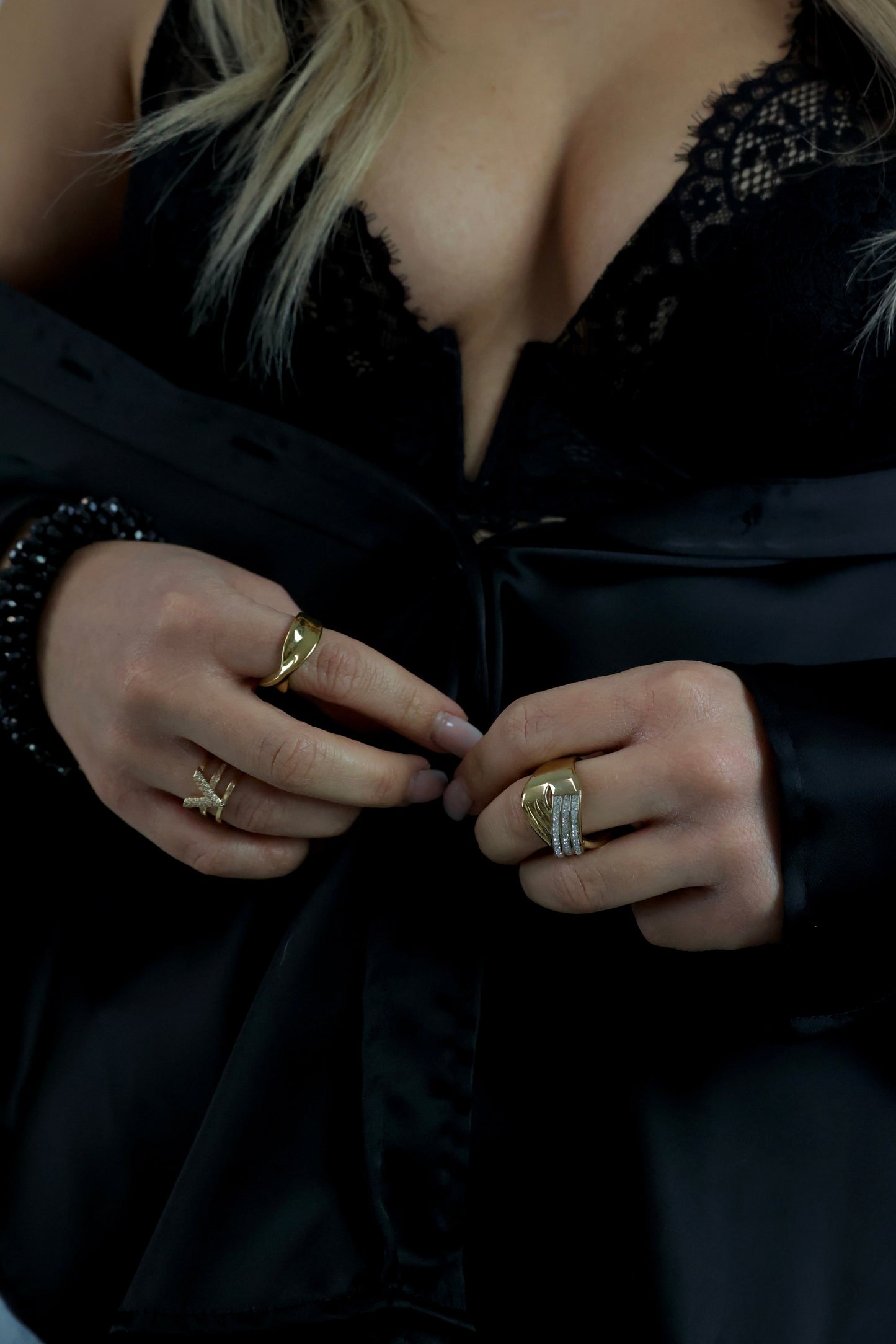 VALERIE - Offener Ring mit Zirkonia -V