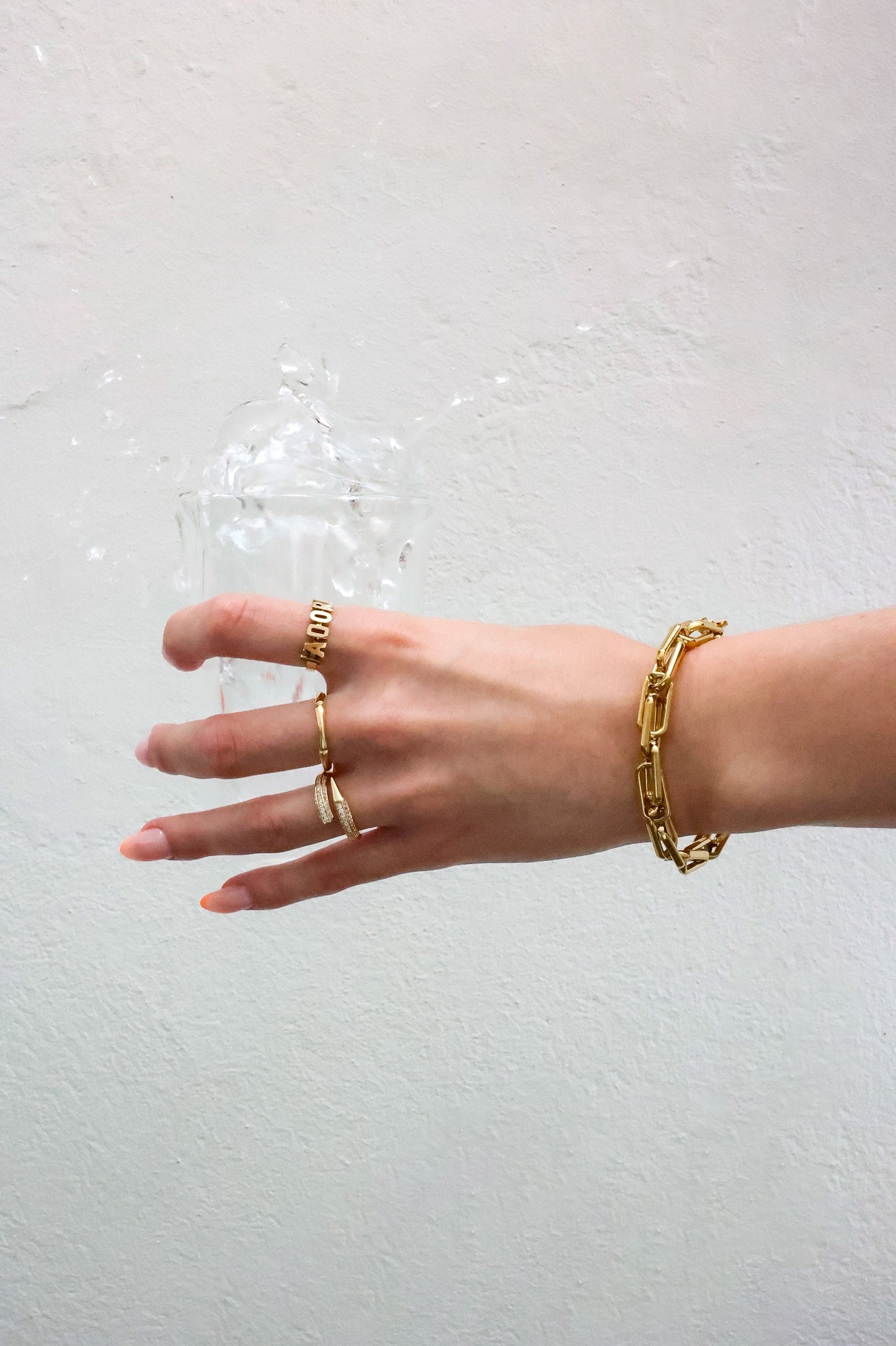 arrowhead - offener Ring mit Zirkoniasteinen