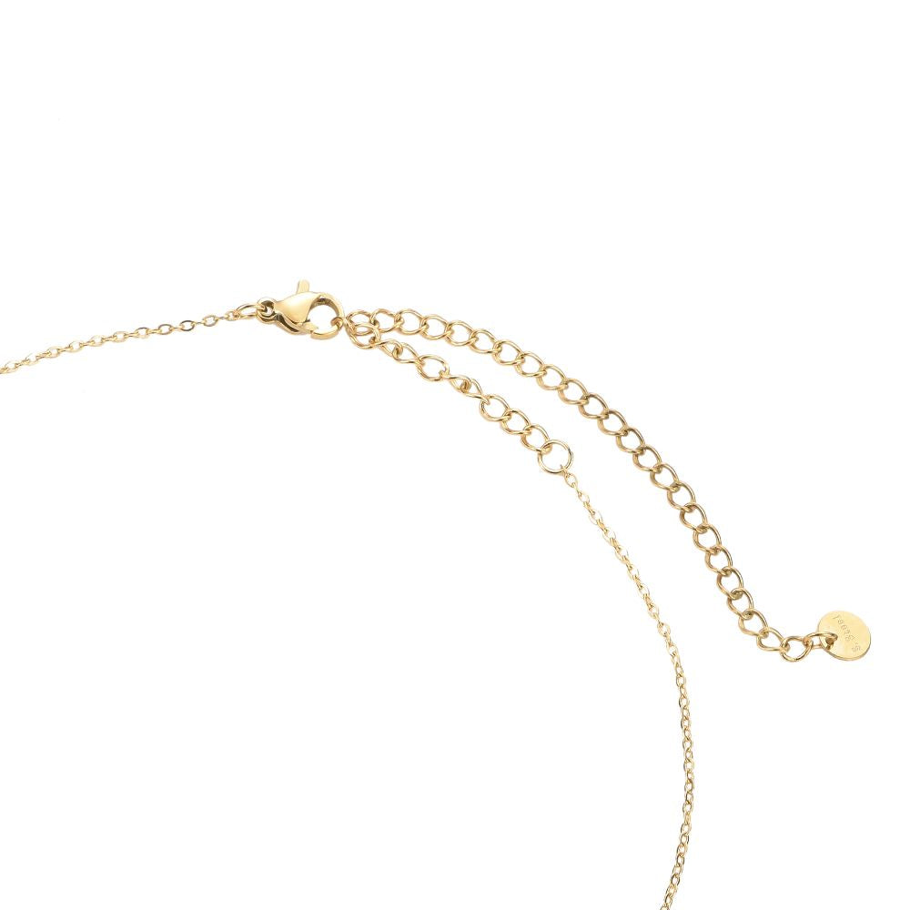 Pearly Fine Lock - Edelstahl Kette