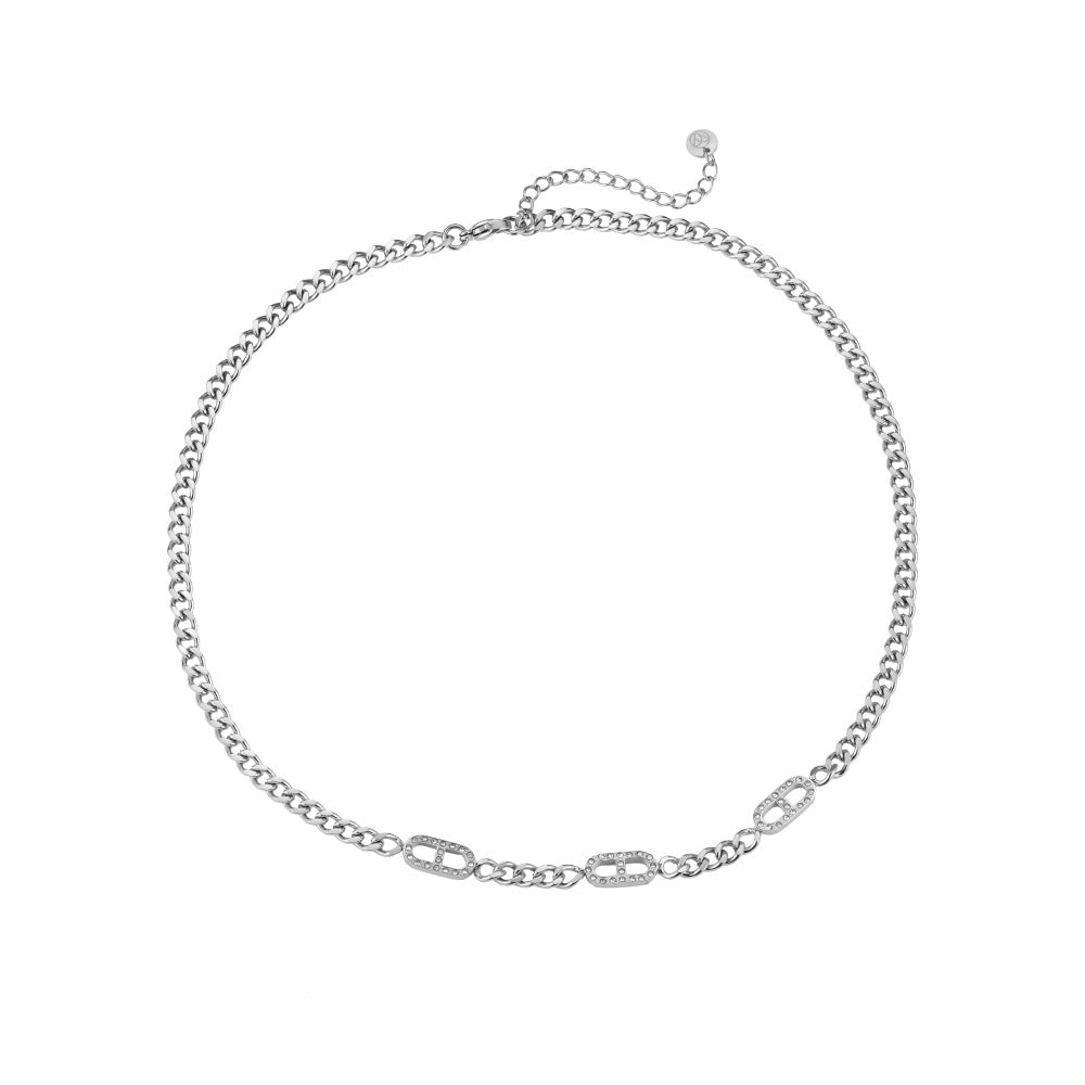 Luxury Theta - Edelstahl Gliederkette