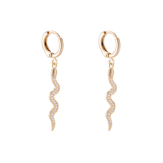 Wandering Snake - Hoop Ohrringe