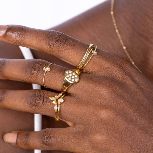 CASTILE CROWN - Edelstahlring