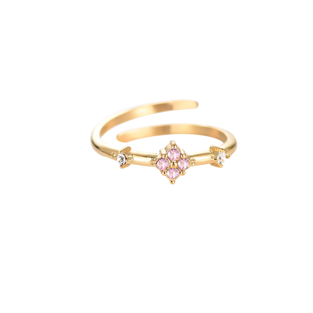 SUSANNE - Edelstahlring mit Zirkonia