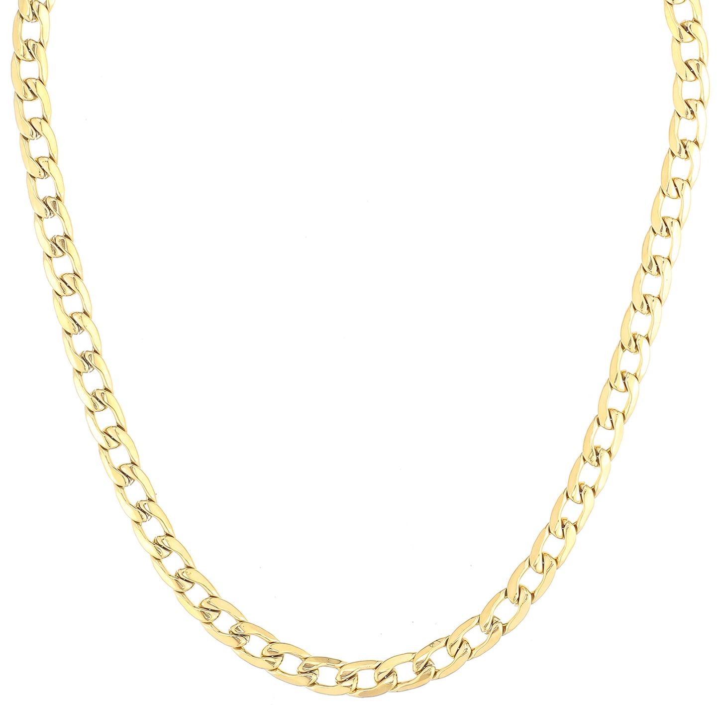 LEXY - Edelstahlgliederkette in Gold
