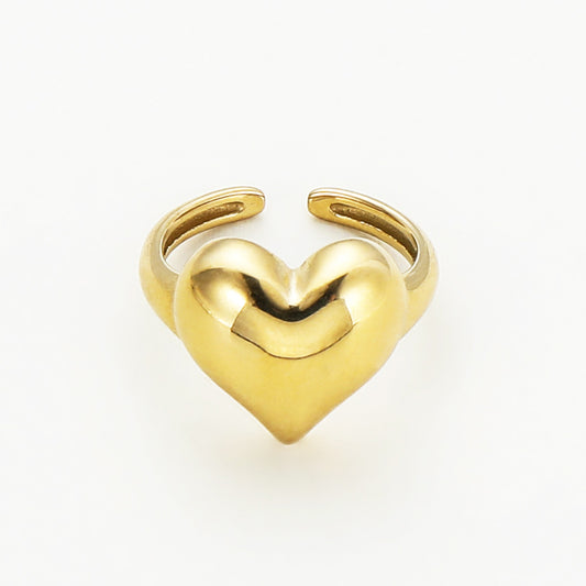 Heart - Edelstahlring