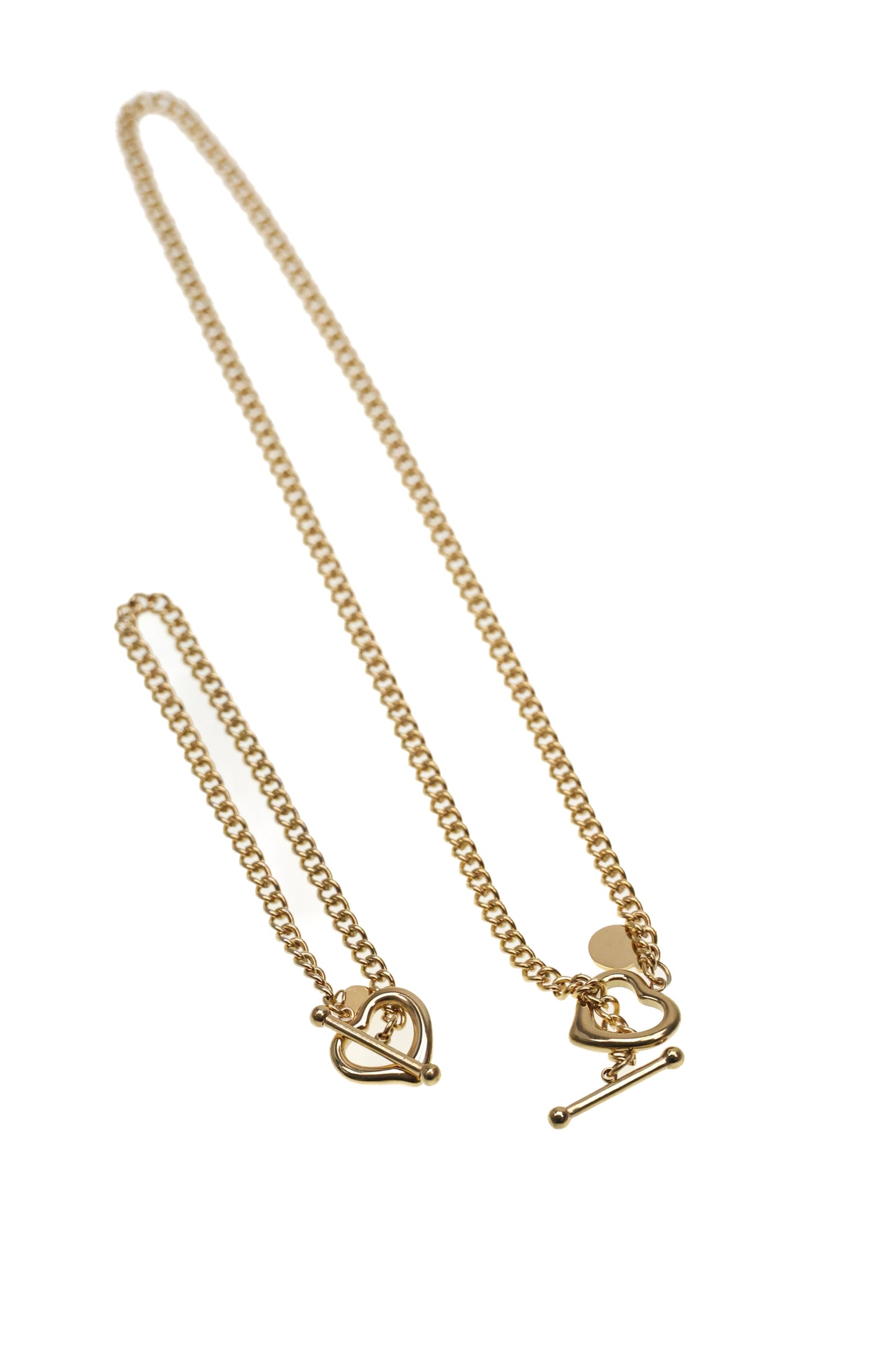 JULINA - Gliederarmband aus Edelstahl mit Herz