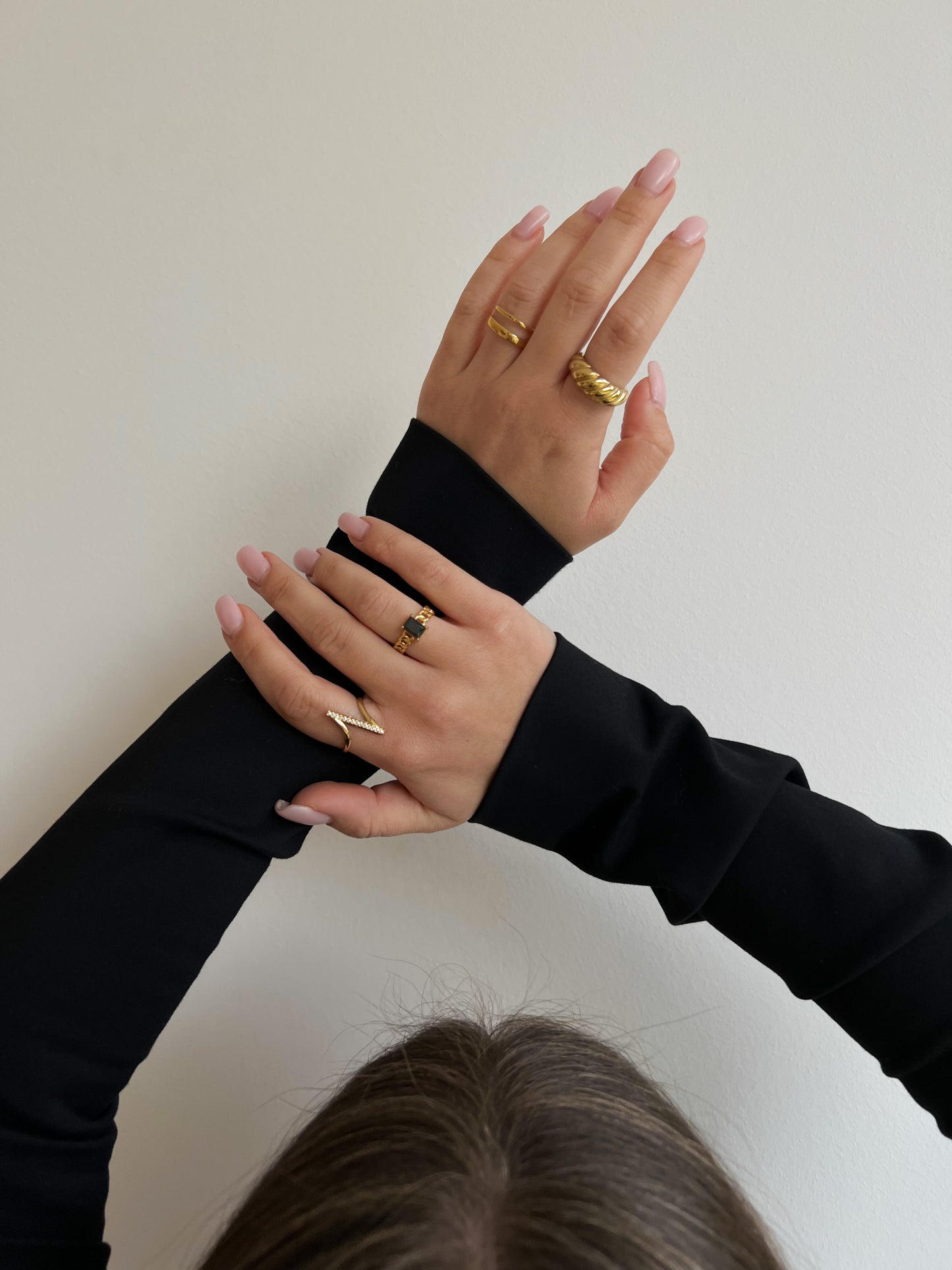 Simple Two Layered - Edelstahlring