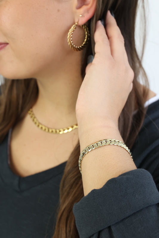 FERNANDA - Edelstahlarmband In Römischem Style