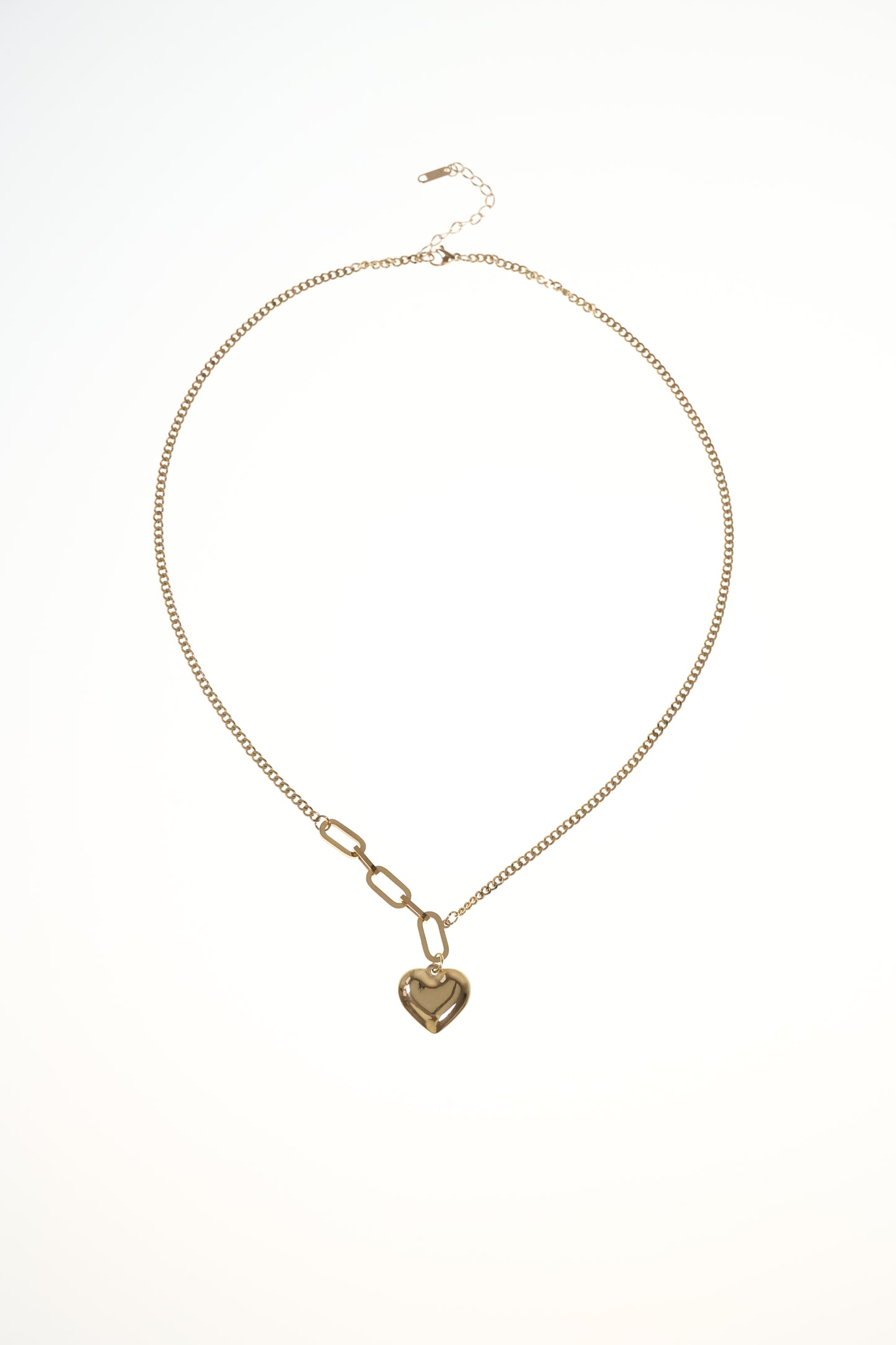 MARLIE - Gliederkette mit Herzanhänger