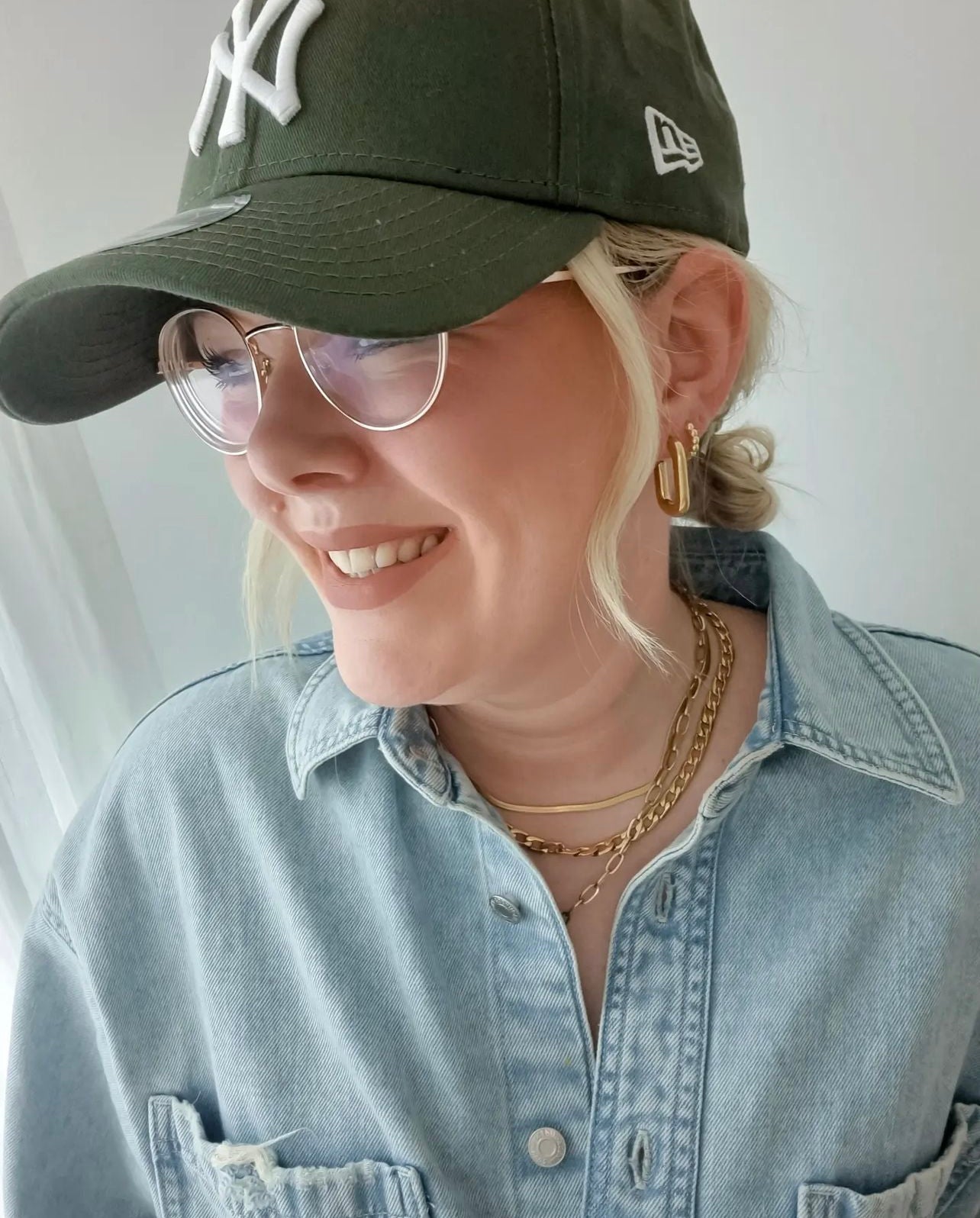 CARLA - Ovale Edelstahlohrringe