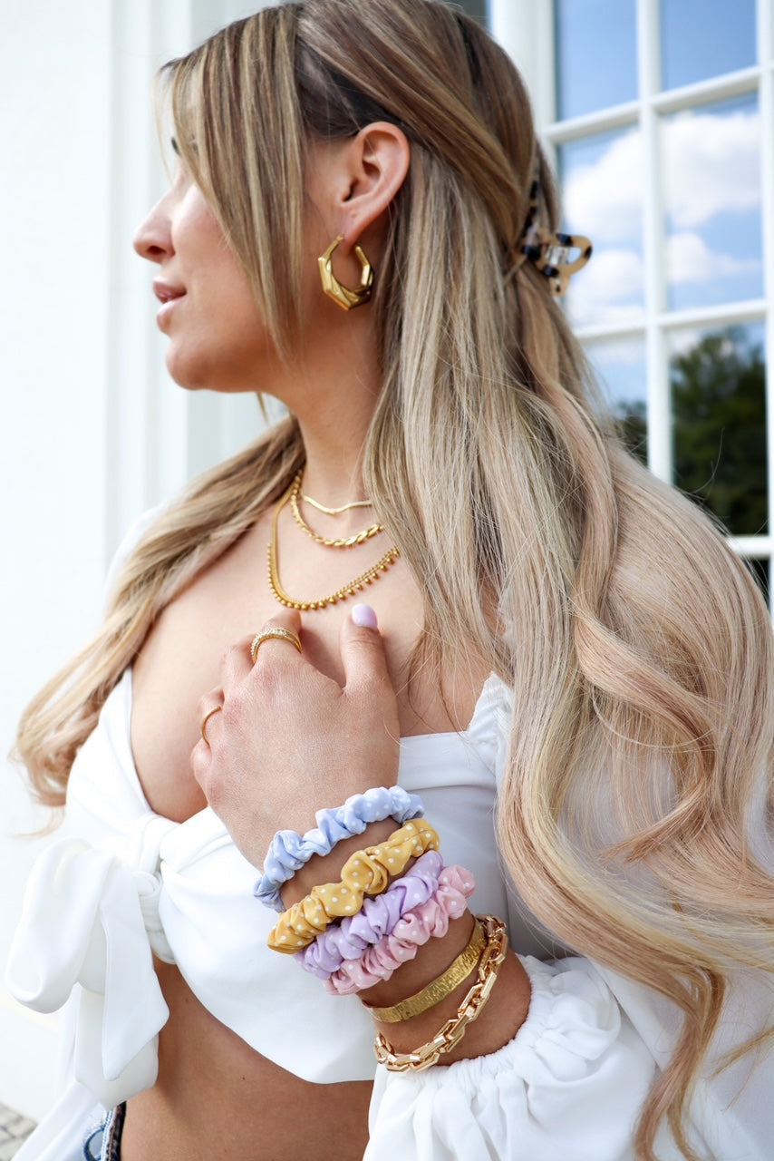 LEXY - Edelstahlgliederkette in Gold