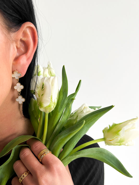 ADINA long - Edelstahlohrringe