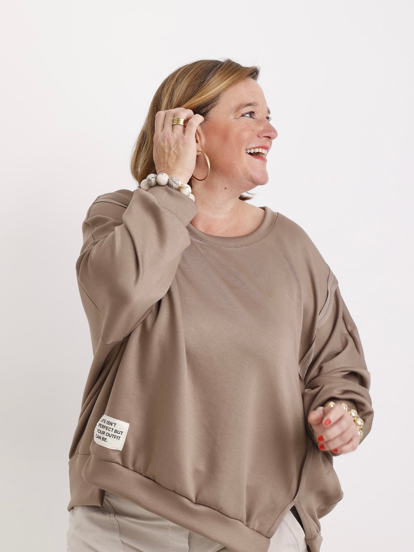 Big Mesh Marble – Acrylarmband mit Struktur-Optik