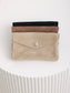 Luxe Suede Purse – Längliche Geldtasche aus Wildleder