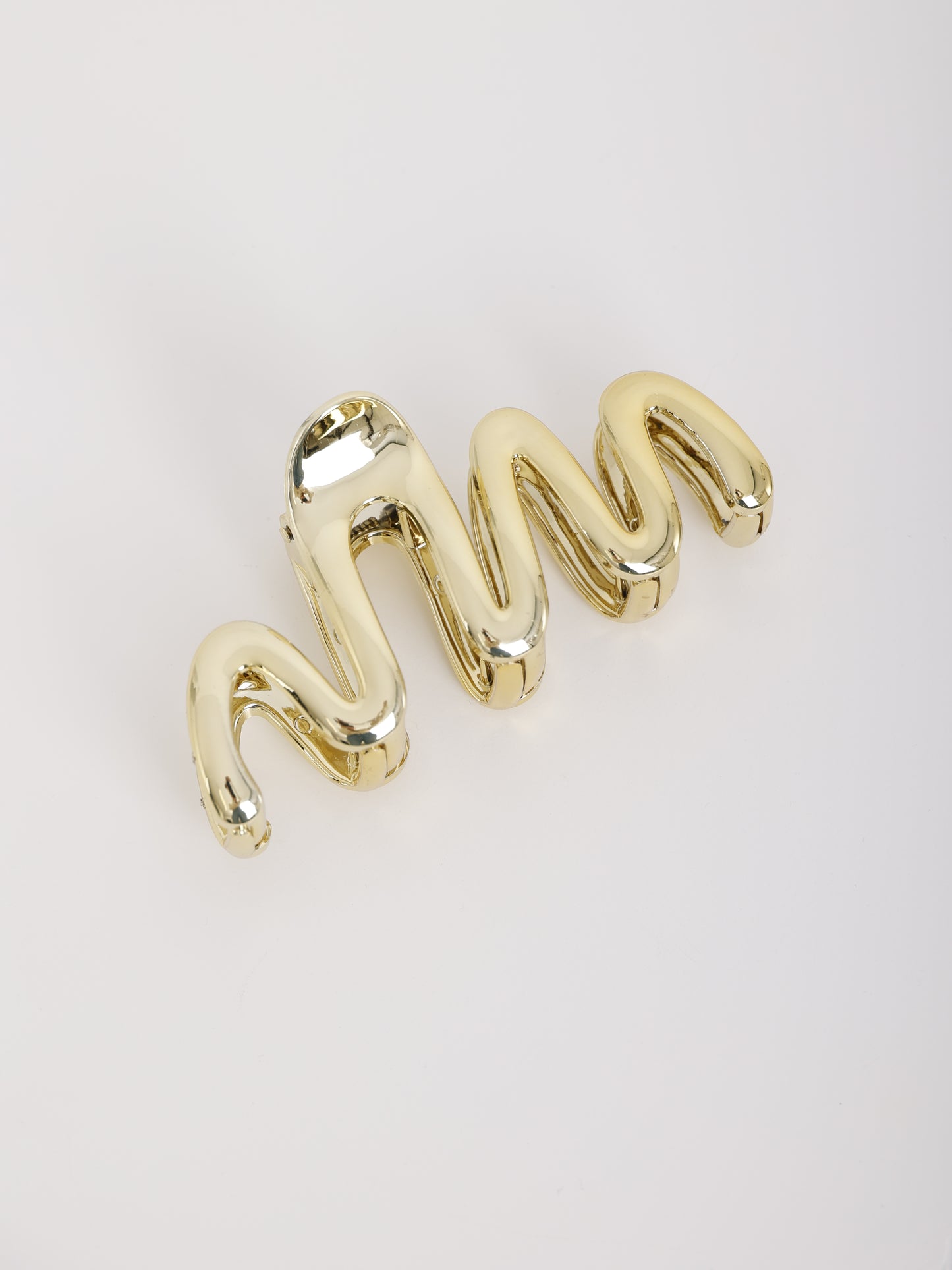Wave Clip – goldene Haarklammer