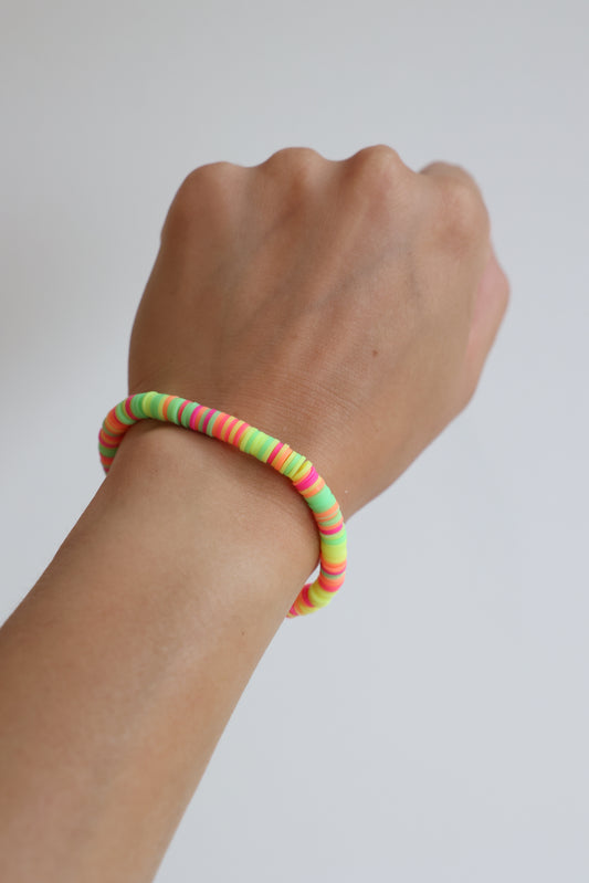 COLOURFULLY - elastisches Armband bunt