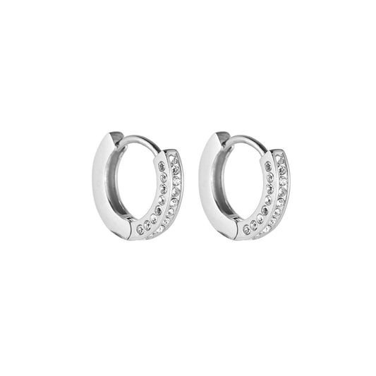 Classic Fine Diamonds Hoop - Zirkonia Creole