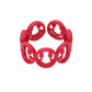 Colorful hollow carved Smiley - Edelstahlring