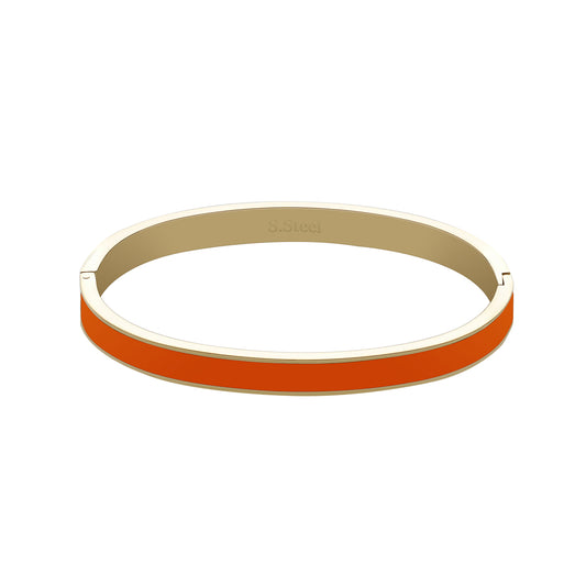 AURORA - Edelstahlarmreif orange